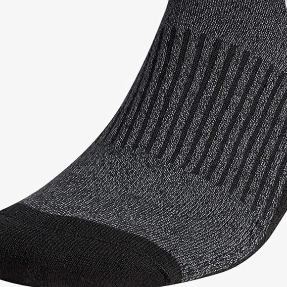 Socks by Adidas Mens 4 Pair Performance High Quarter Length Fits Size 6-12 - Picture 5 of 6